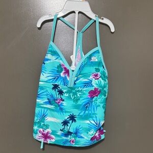 ZeroXposur Kids Swim Bikini - Blue and Purple Floral